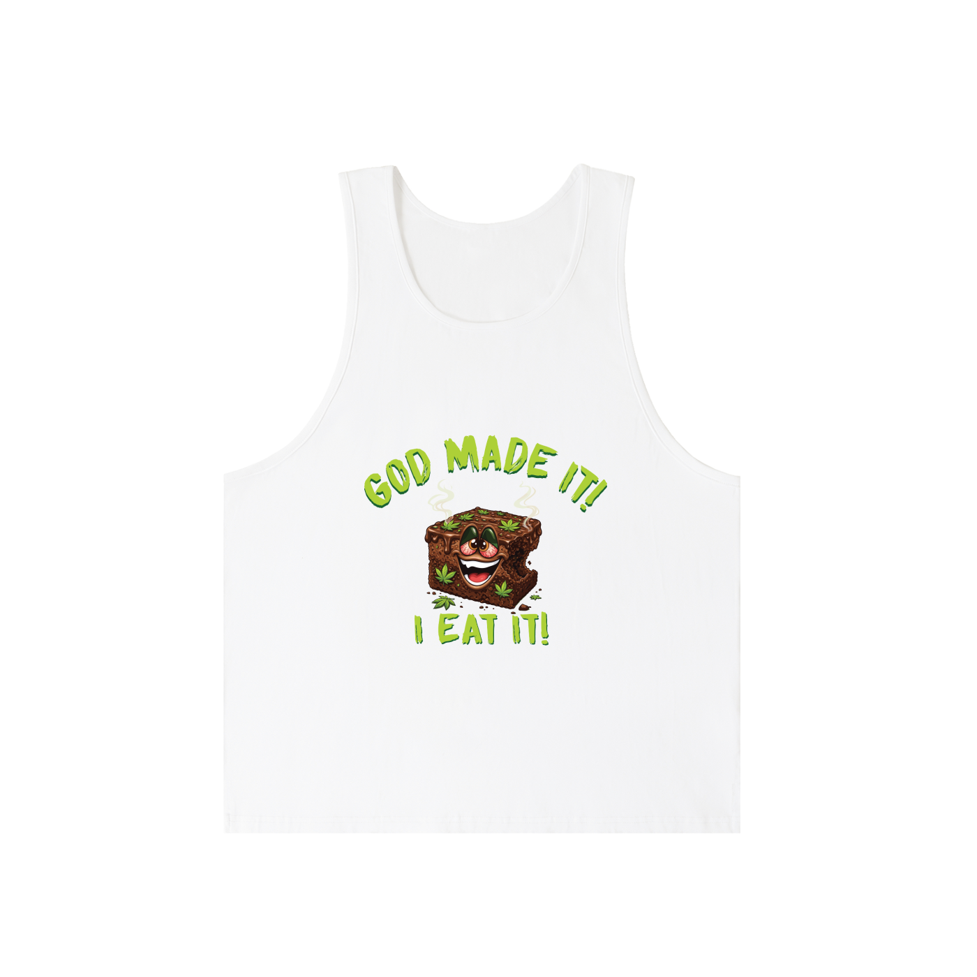 God Made It, I Eat It – Unisex Loose Tank Top
