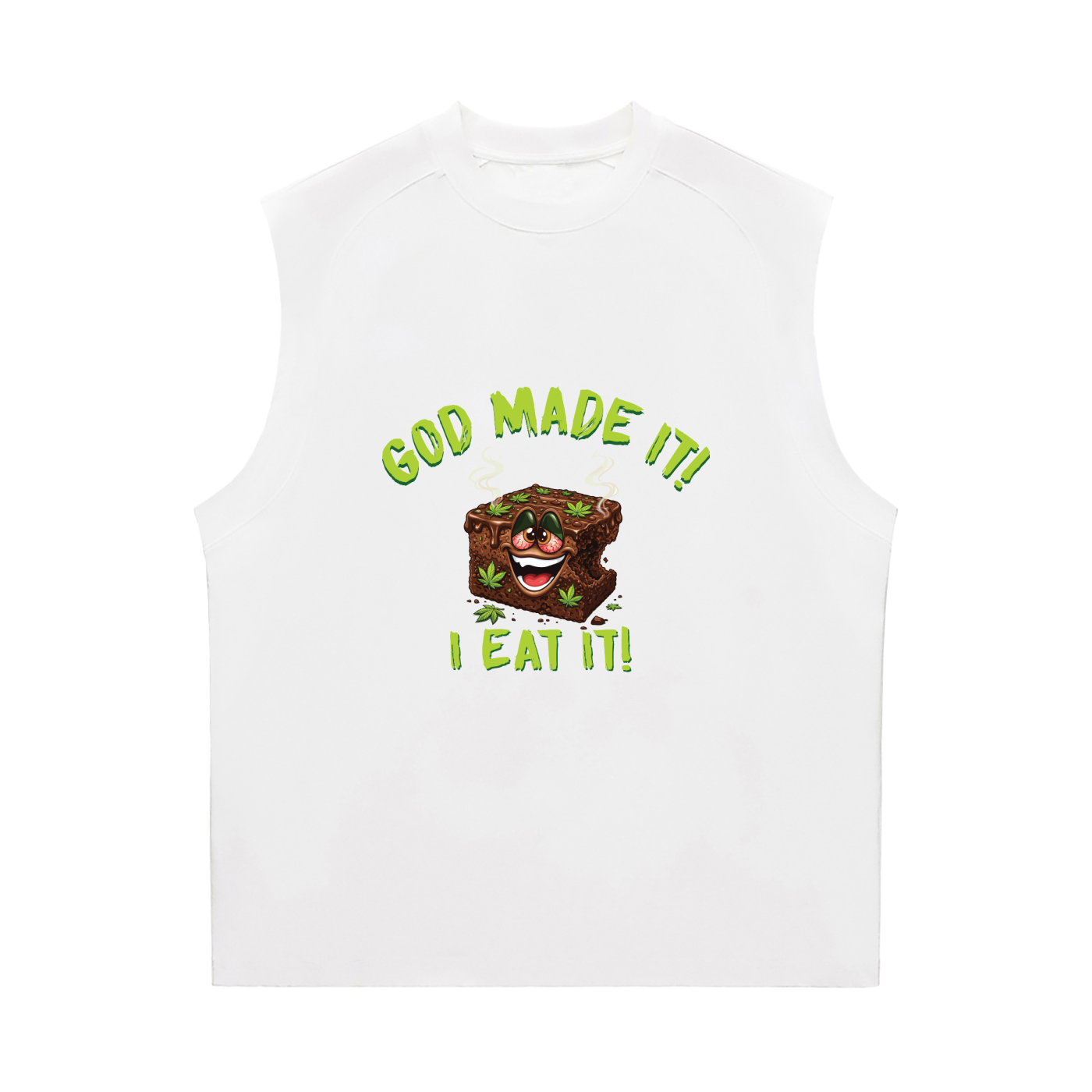 God Made It, I Eat It – Sorona Quick-Dry Cooling Tank Top