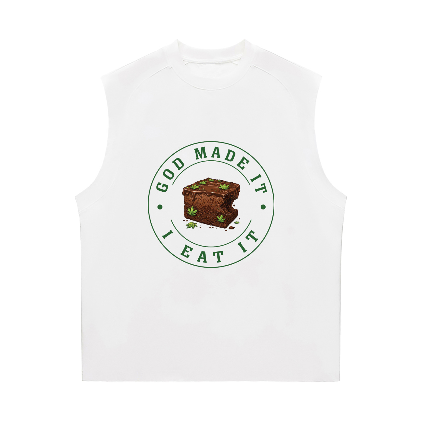 God Made It, I Eat It – Sorona Quick-Dry Cooling Tank Top
