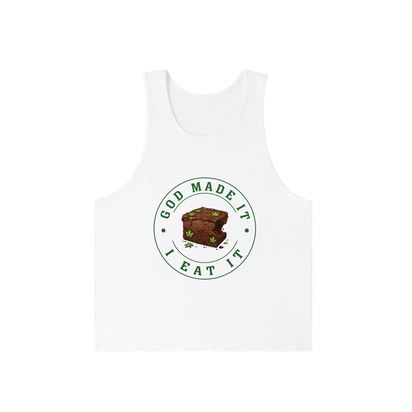 God Made It, I Eat It – Unisex Loose Tank Top