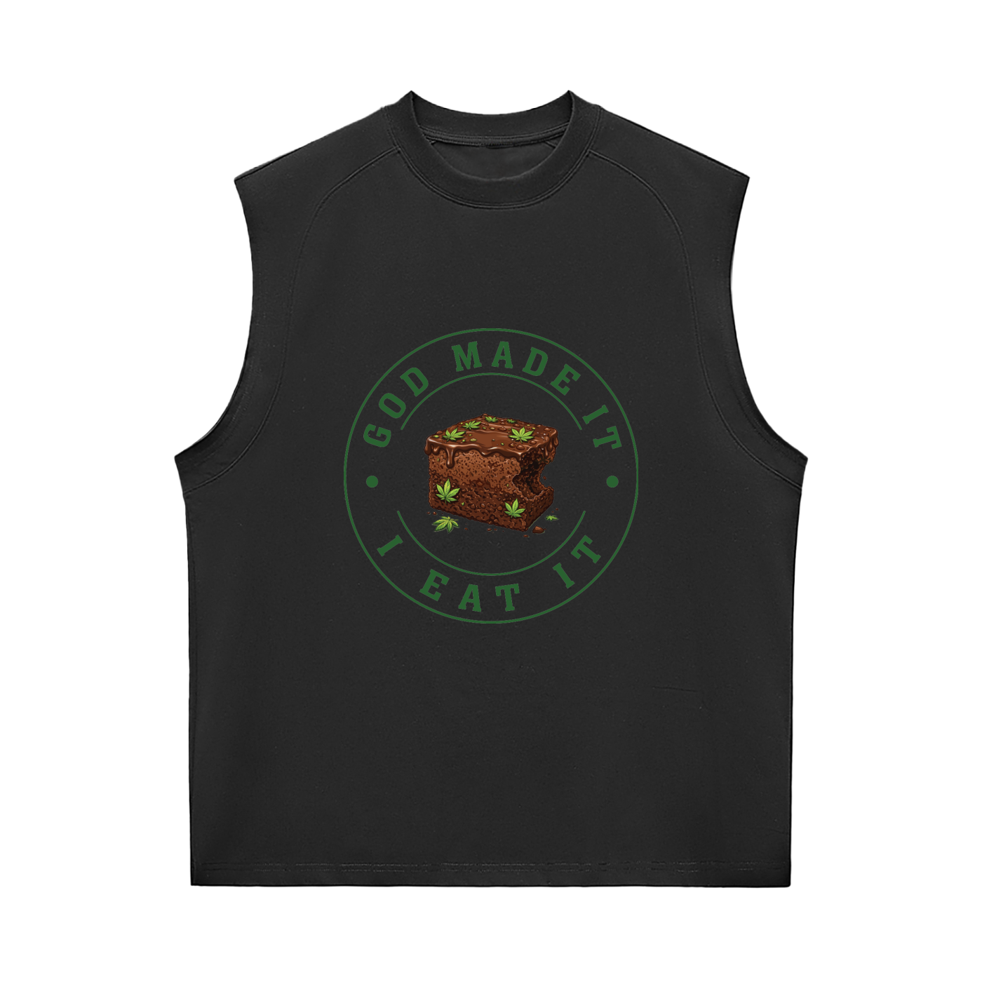God Made It, I Eat It – Sorona Quick-Dry Cooling Tank Top