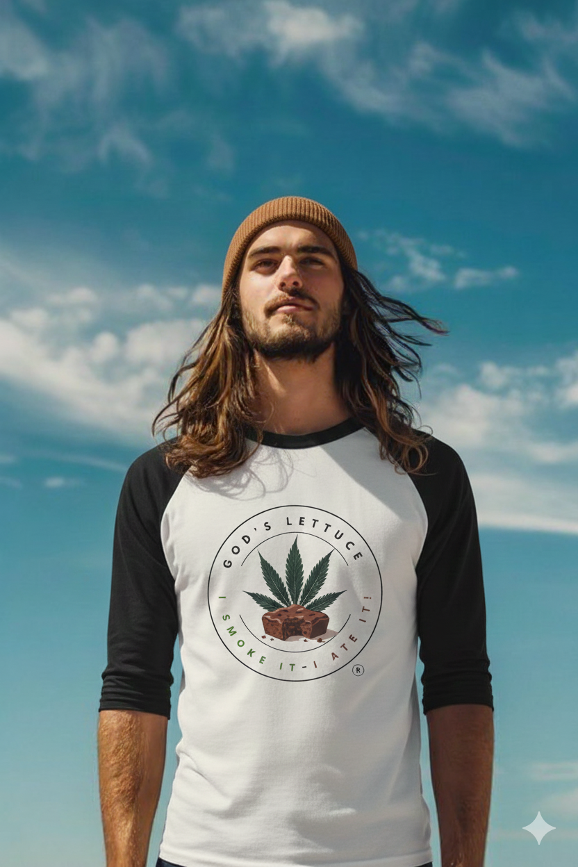 Unisex Three-Quarter Sleeve Raglan Shirt