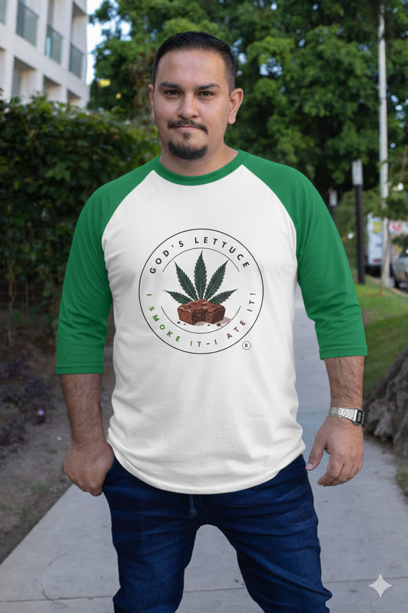 Unisex Three-Quarter Sleeve Raglan Shirt