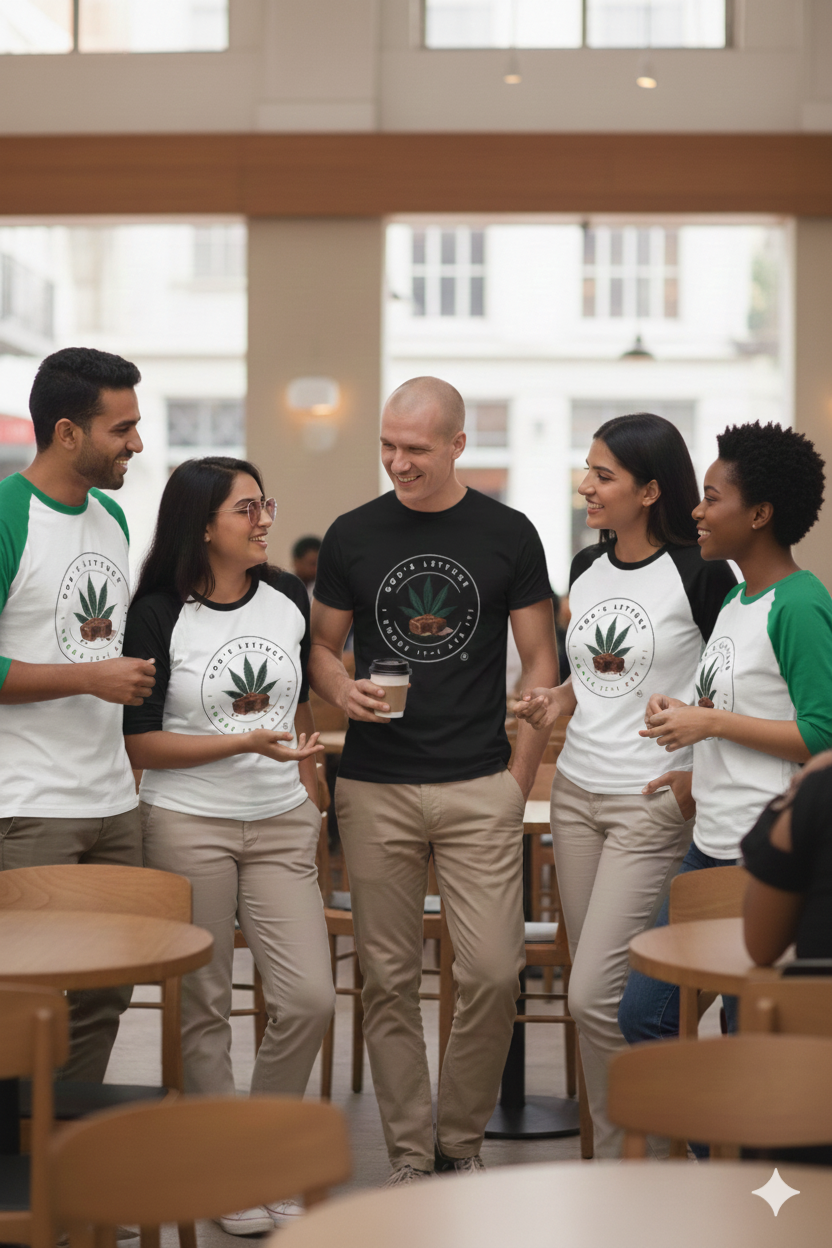 Unisex Three-Quarter Sleeve Raglan Shirt