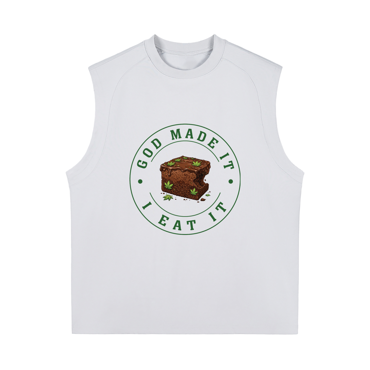 God Made It, I Eat It – Sorona Quick-Dry Cooling Tank Top