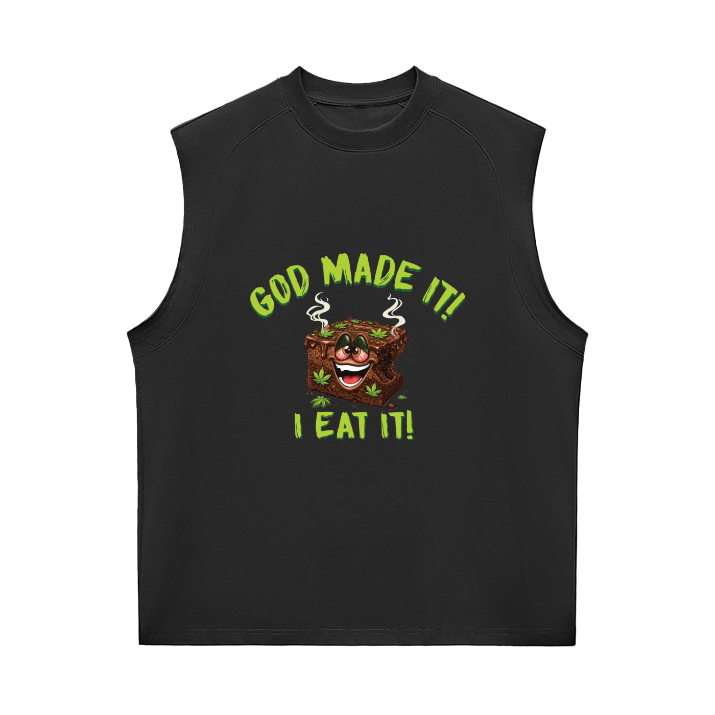 God Made It, I Eat It – Sorona Quick-Dry Cooling Tank Top