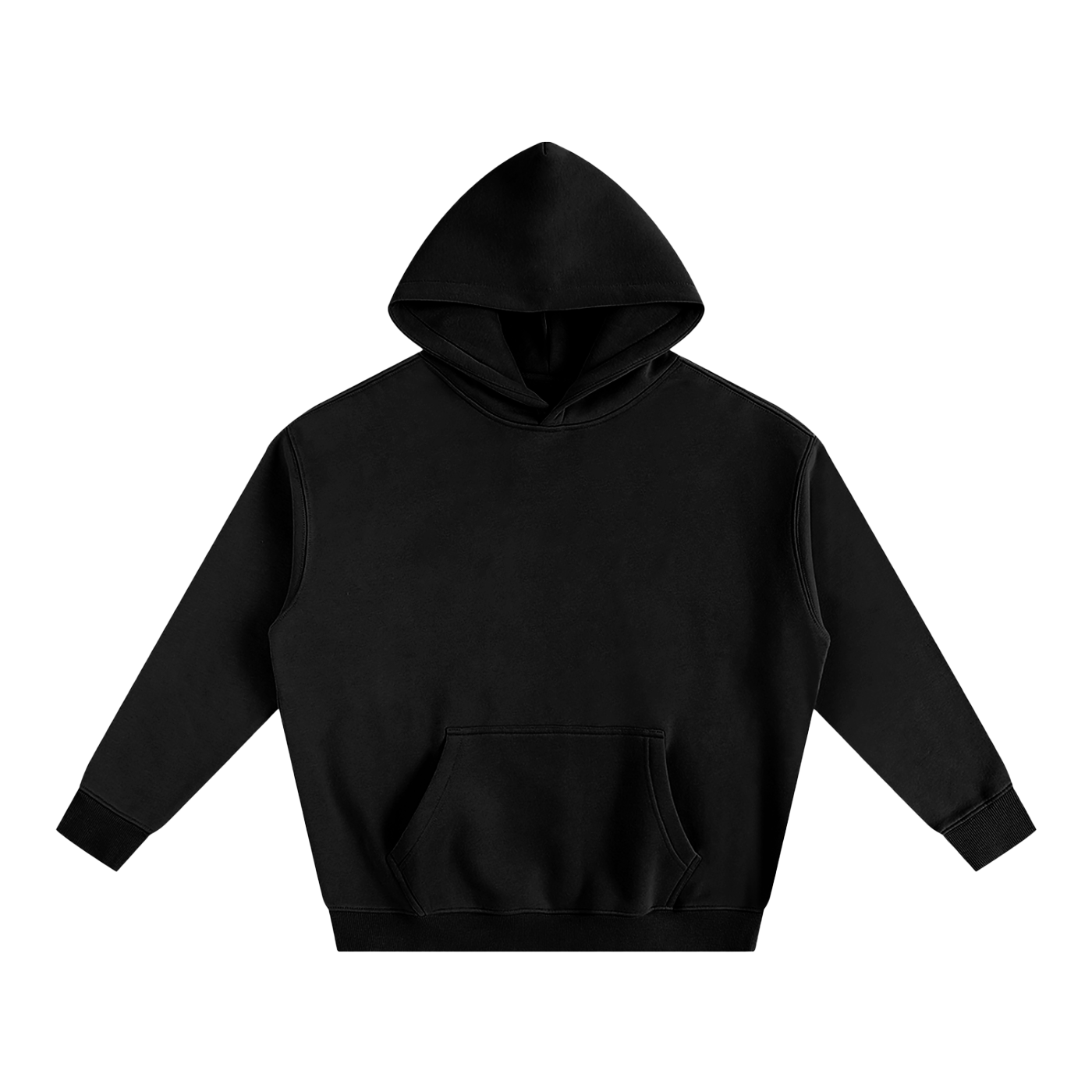 God Made It, I Eat It – Brownie Character Oversized Fleeced Hoodie (Rear Print)