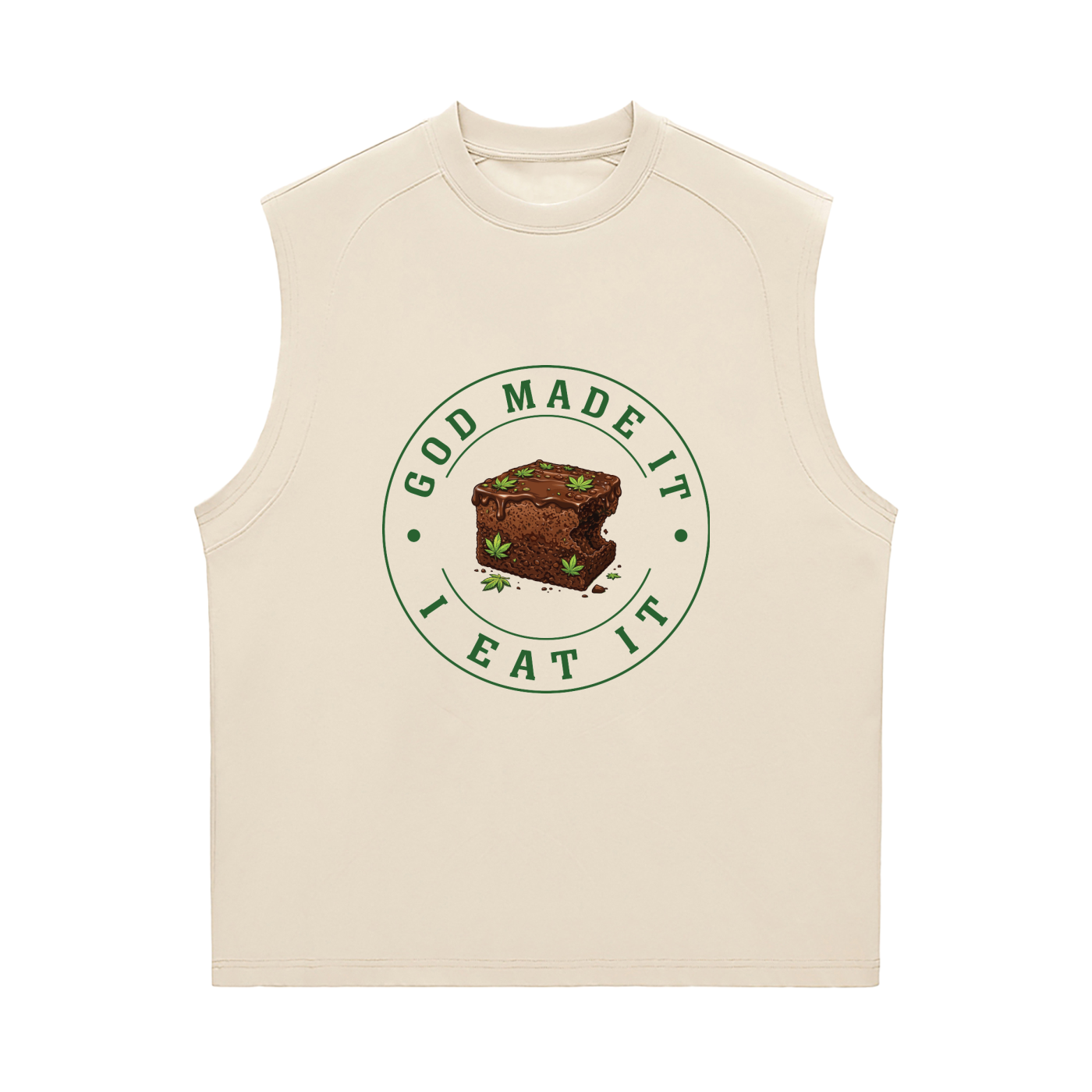 God Made It, I Eat It – Sorona Quick-Dry Cooling Tank Top