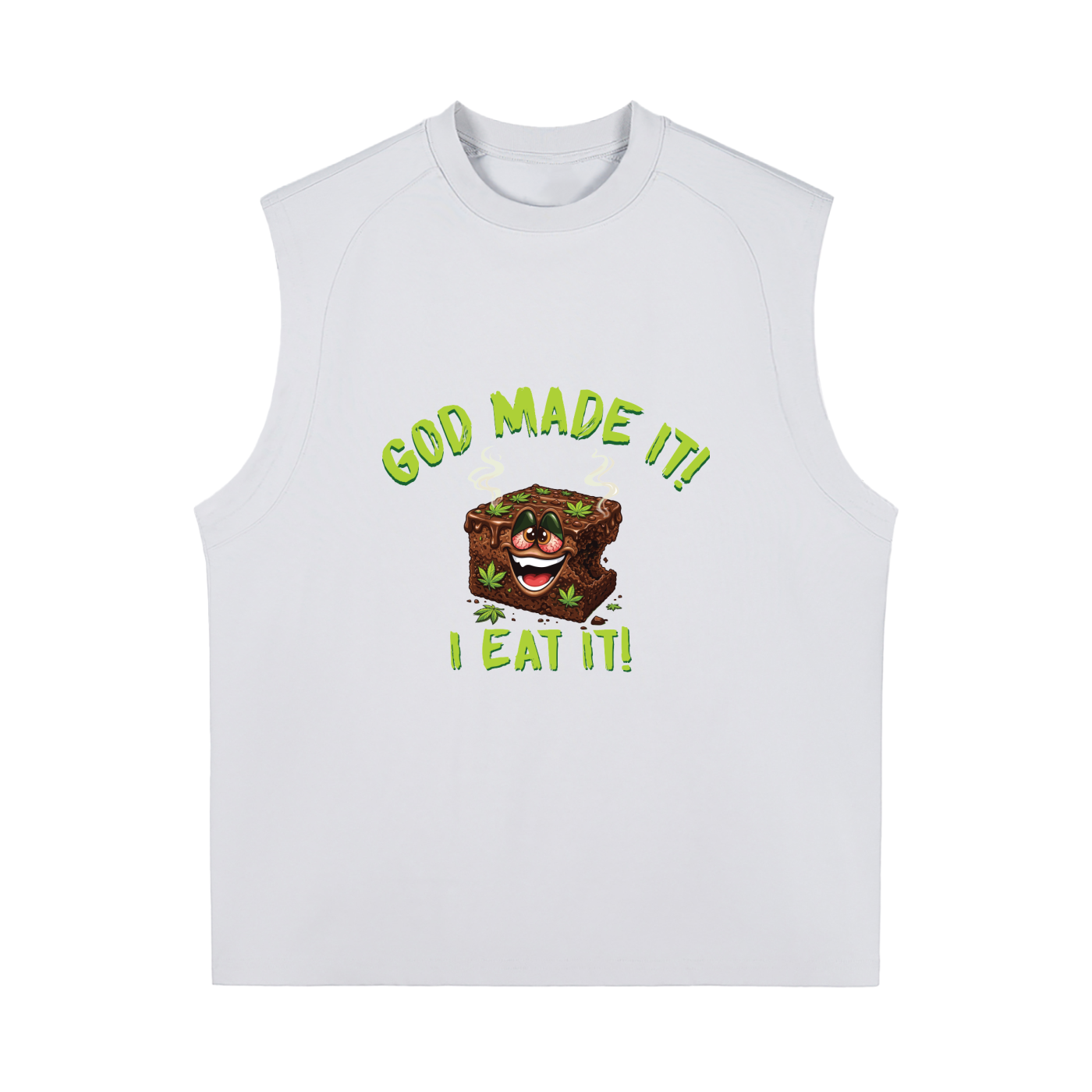 God Made It, I Eat It – Sorona Quick-Dry Cooling Tank Top