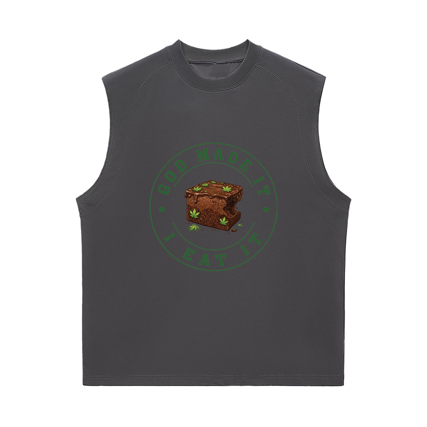 God Made It, I Eat It – Sorona Quick-Dry Cooling Tank Top