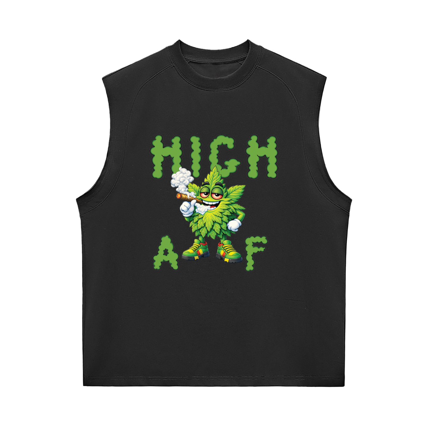High AF Smoke – Sorona Quick-Dry Cooling Tank Top