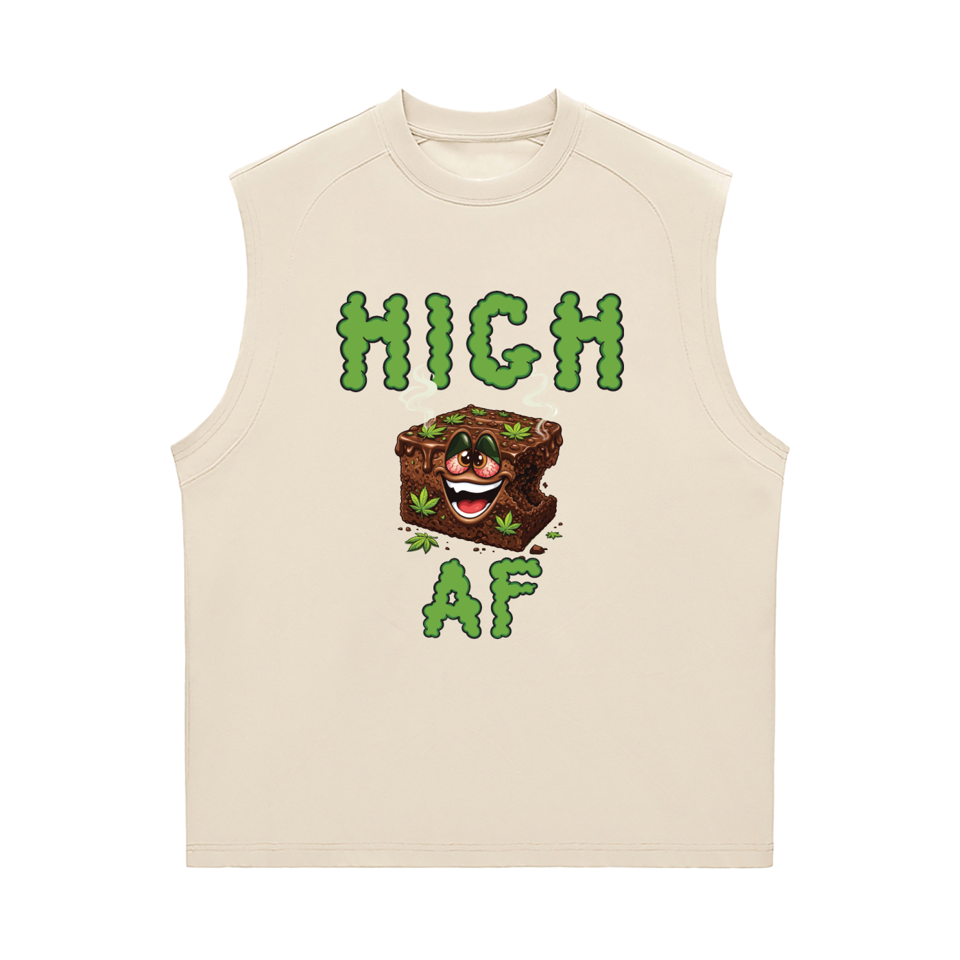 High AF Brownie – Sorona Quick-Dry Cooling Tank Top