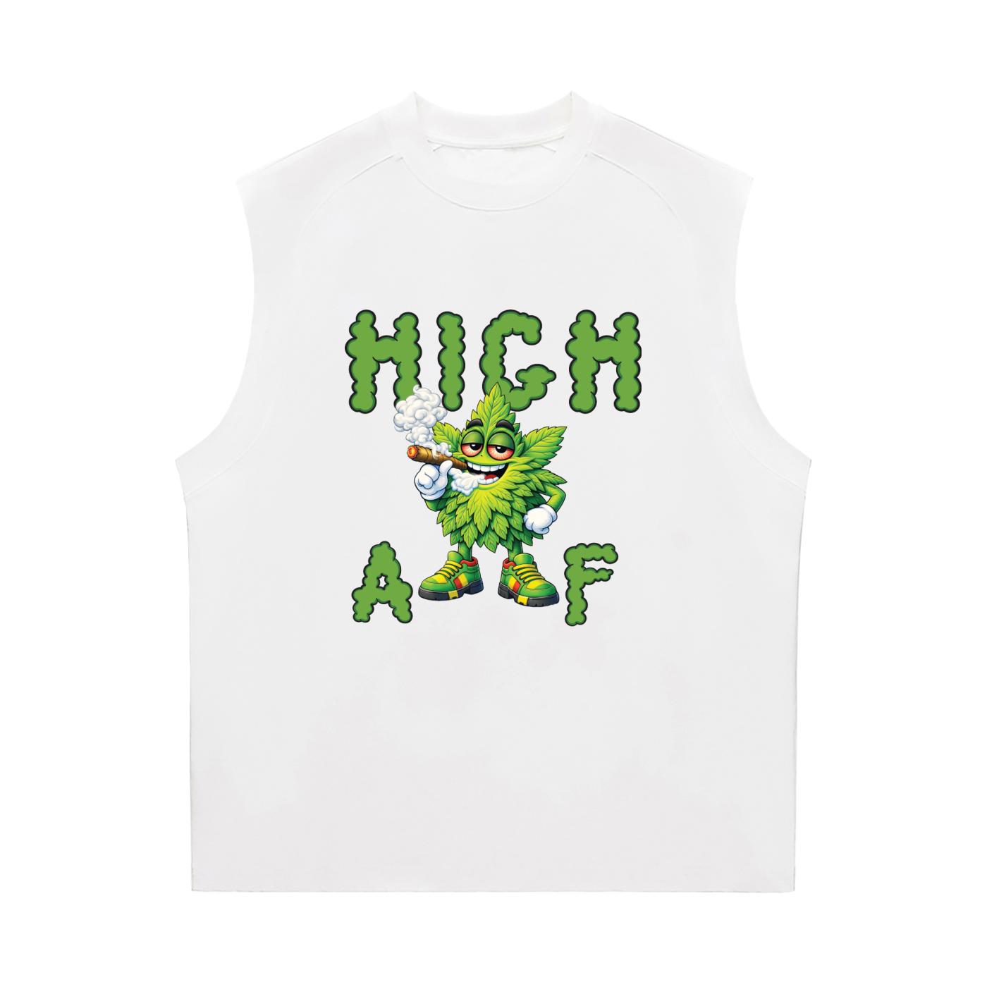 High AF Smoke – Sorona Quick-Dry Cooling Tank Top