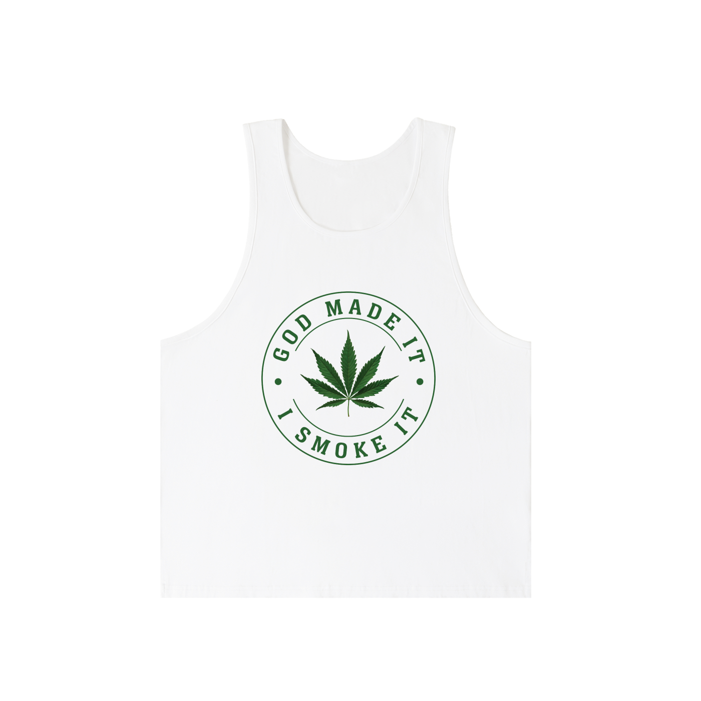 God Made It, I Smoke It – Unisex Loose Tank Top