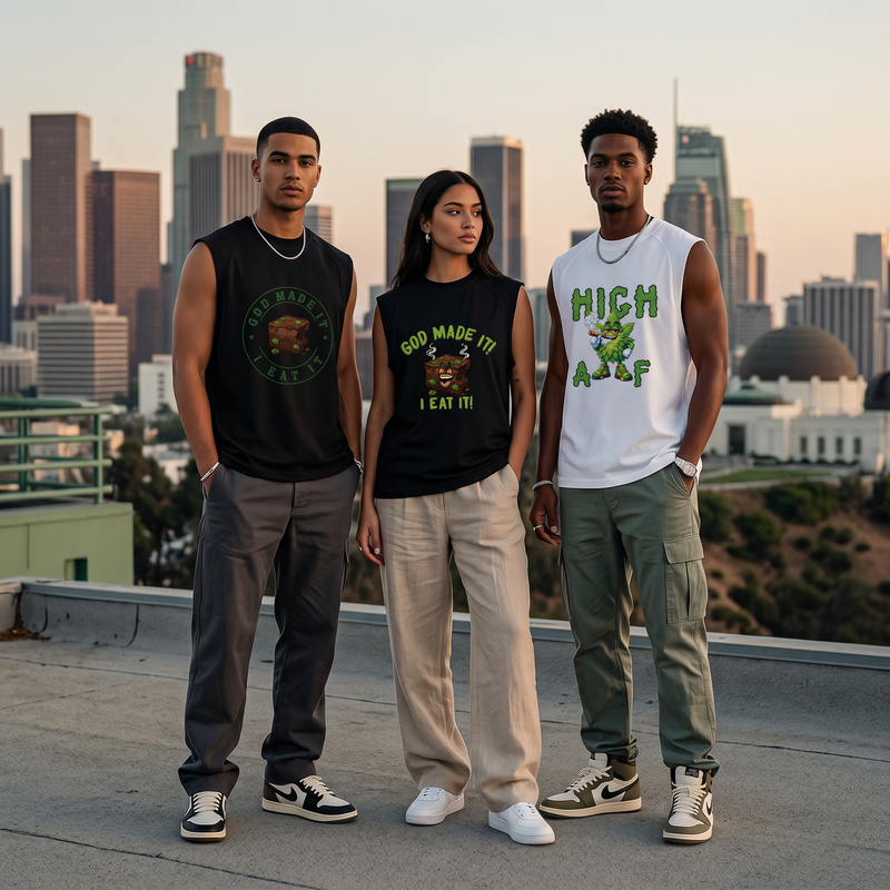 Elevated Vibes – Cannabis Tank Collection