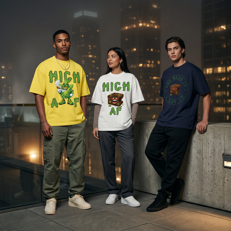 Elevated Vibes – Cannabis T-Shirt Collection